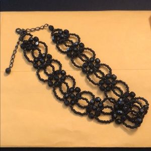 Black choker Neckless 16 in adjustable